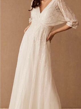 BHLDN | Dresses | Bhldn Montreal Crepe Maxi Dress New Or 8 | Poshmark display picture 1